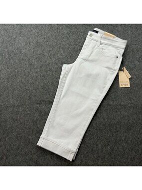 NYDJ Marilyn Cuffed Crop Jeans Women's Size 10 Petite Cool Embrace Denim NWT